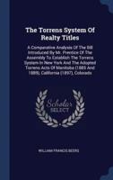 The Torrens System Of Realty Titles