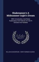 Shakespeare's A Midsummer-Night's Dream