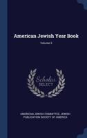 American Jewish Year Book; Volume 3