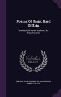 Poems Of Oisin, Bard Of Erin