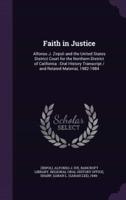 Faith in Justice