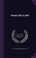 Poems 1901 to 1918