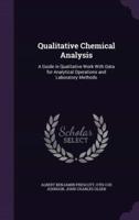 Qualitative Chemical Analysis