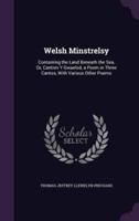 Welsh Minstrelsy