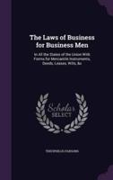 The Laws of Business for Business Men