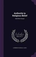 Authority in Religious Belief