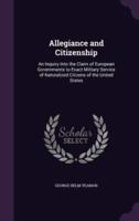 Allegiance and Citizenship