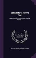 Elements of Hindu Law