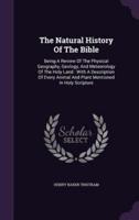 The Natural History Of The Bible
