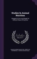 Studies In Animal Nutrition