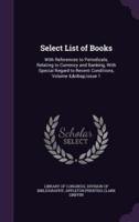 Select List of Books