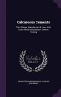 Calcareous Cements