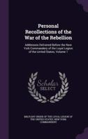 Personal Recollections of the War of the Rebellion