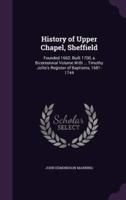 History of Upper Chapel, Sheffield