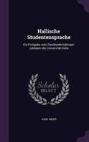 Hallische Studentensprache