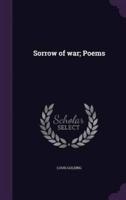 Sorrow of War; Poems