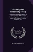 The Proposed Reciprocity Treaty