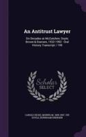 An Antitrust Lawyer