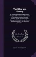 The Bible and Slavery