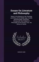 Essays On Literature and Philosophy