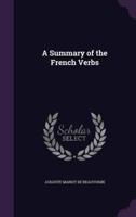 A Summary of the French Verbs