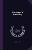 Specimens of Preaching