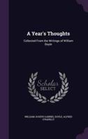 A Year's Thoughts