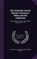 The Alameda County District Attorney's Office and the California