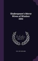 Shakespeare's Merry Wives of Windsor 1602