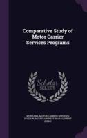 Comparative Study of Motor Carrier Services Programs