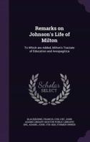 Remarks on Johnson's Life of Milton