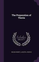 The Preparation of Thoria