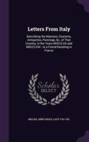 Letters From Italy