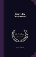 Essays On Government