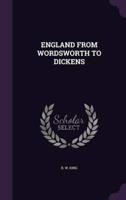 England from Wordsworth to Dickens