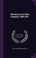 Warning Out in New England, 1656-1817