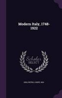 Modern Italy, 1748-1922