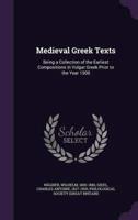 Medieval Greek Texts