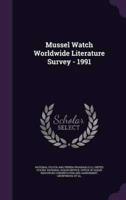 Mussel Watch Worldwide Literature Survey - 1991