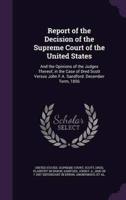 Report of the Decision of the Supreme Court of the United States