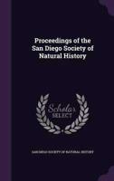 Proceedings of the San Diego Society of Natural History