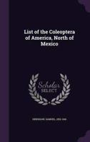 List of the Coleoptera of America, North of Mexico