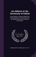 An Address to the University of Oxford
