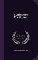 A Definition of Primitive Art