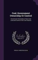 Coal, Government Ownership Or Control