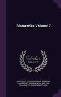 Biometrika Volume 7