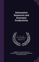 Information Resources and Economic Productivity