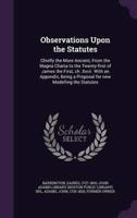 Observations Upon the Statutes