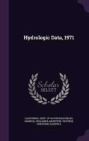 Hydrologic Data, 1971