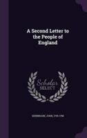 A Second Letter to the People of England